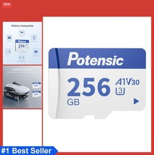 256GB Micro SD Card Class 10 V30 U3 100MB/s Read Speed for Camera Drone Storage