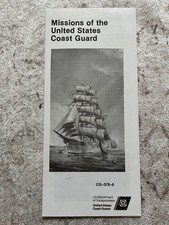 United States Coastguard USCG, promo poster / brochure, 1989