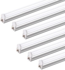 Barrina LED Batten Light 4ft 6er Pack T5 R&ouml;hre 2200lm 20W 6500K superhell
