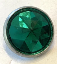 1-5/8" WALD REFLECTOR license plate bicycle motorcycle Green