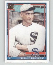 2026 Topps T91-27 Shoeless Joe Jackson '91 Baseball 35th Anniversary (Series 1)