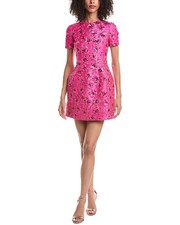 Valentino Ricamato Silk-Blend Mini Dress Women's