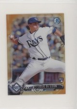 2017 Bowman Chrome Minis Base Rookies Orange Refractor 4/25 Jose De Leon #42 2ct