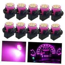 Purple/Pink T10 194 168 LED Dashboard Instrument Panel Light Bulbs, Purple Pink