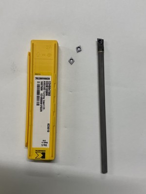 NEW 3/16'' CARBIDE BORING BAR CDCD 51 W/ 5 KENNAMETAL CARBIDE CDHB INSERTS {y889}