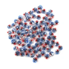 Snowman Murrine Millefiori COE 96 Glacial Art Glass Fusing Supplies