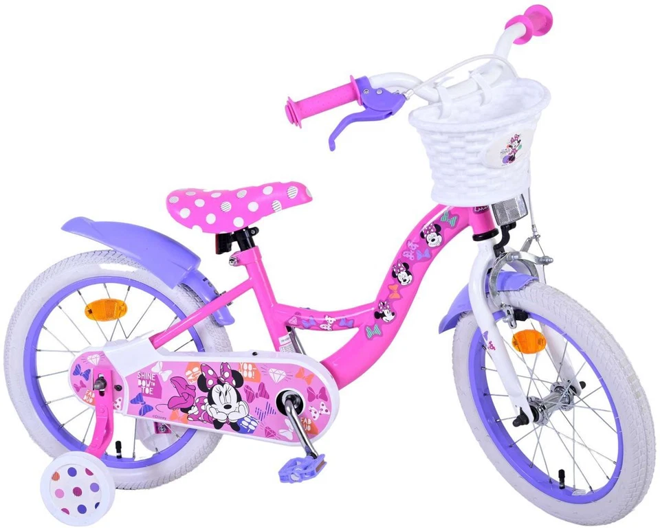 16 Zoll Kinderfahrrad Mädchenfahrrad Kinder Fahrrad Rad Bike Minnie Mouse Maus - Bild 2 von 4