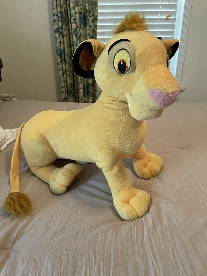 Disney Hasbro 2002 Large 20" Lion King Plush Stuffed Simba - Image 3 of 4