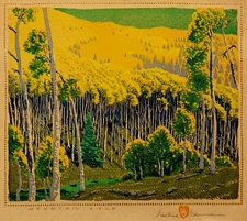 Gustave Baumann: Mountain Gold 22x30 Archival Quality Fine Art Print