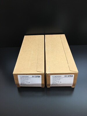 Corning Ref 3764 Flat Clear 384-well Bottom Black Microplates Lot 2 PKS