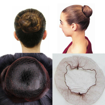 Retine Per Capelli Per Chignon - 20 Pezzi Con Bordo Elastico, In Nylon Biondo, Lunghezza 50 Cm, Invisibili E Traspiranti, Per Ballo, Lavoro, Parrucche