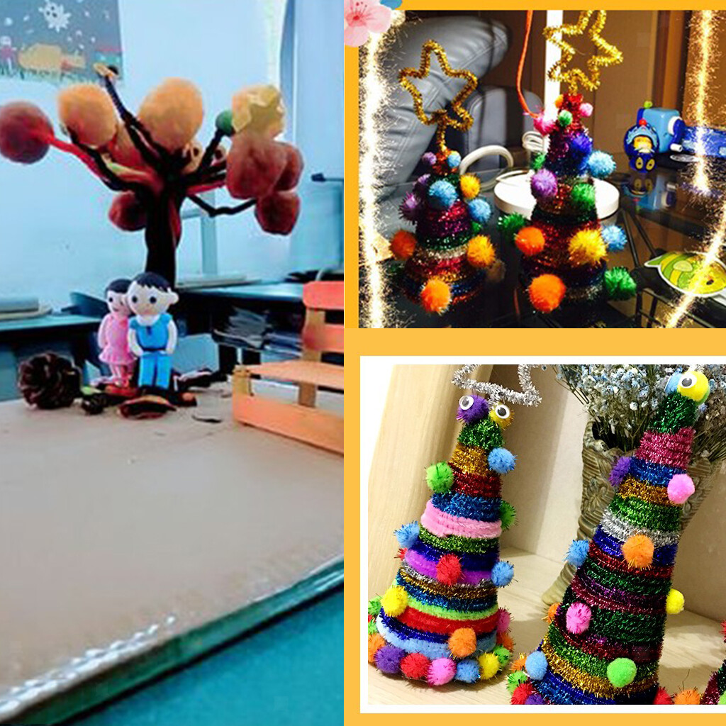 100 Stück Katzen-Pom-Bälle – Bunt, Glitzernd, 2,5 Cm, Perfektes Spielzeug Für Katzen