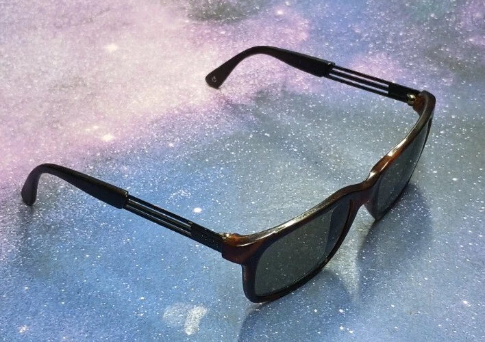 Gianni Versace 1996 Sunglasses Tortoise Unisex Black Metal MOD S16 COL 028 VTG - Image 3 of 4