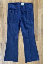 Vintage 1970s Love 'N Stuff Bell Bottom Jeans, Boho/Hippie