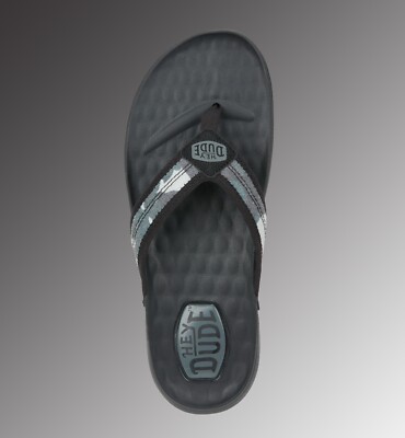 Hey Dude Black Myers Flip Flop Sandals Size 11 New with Tags Hey Dude Men main image 4