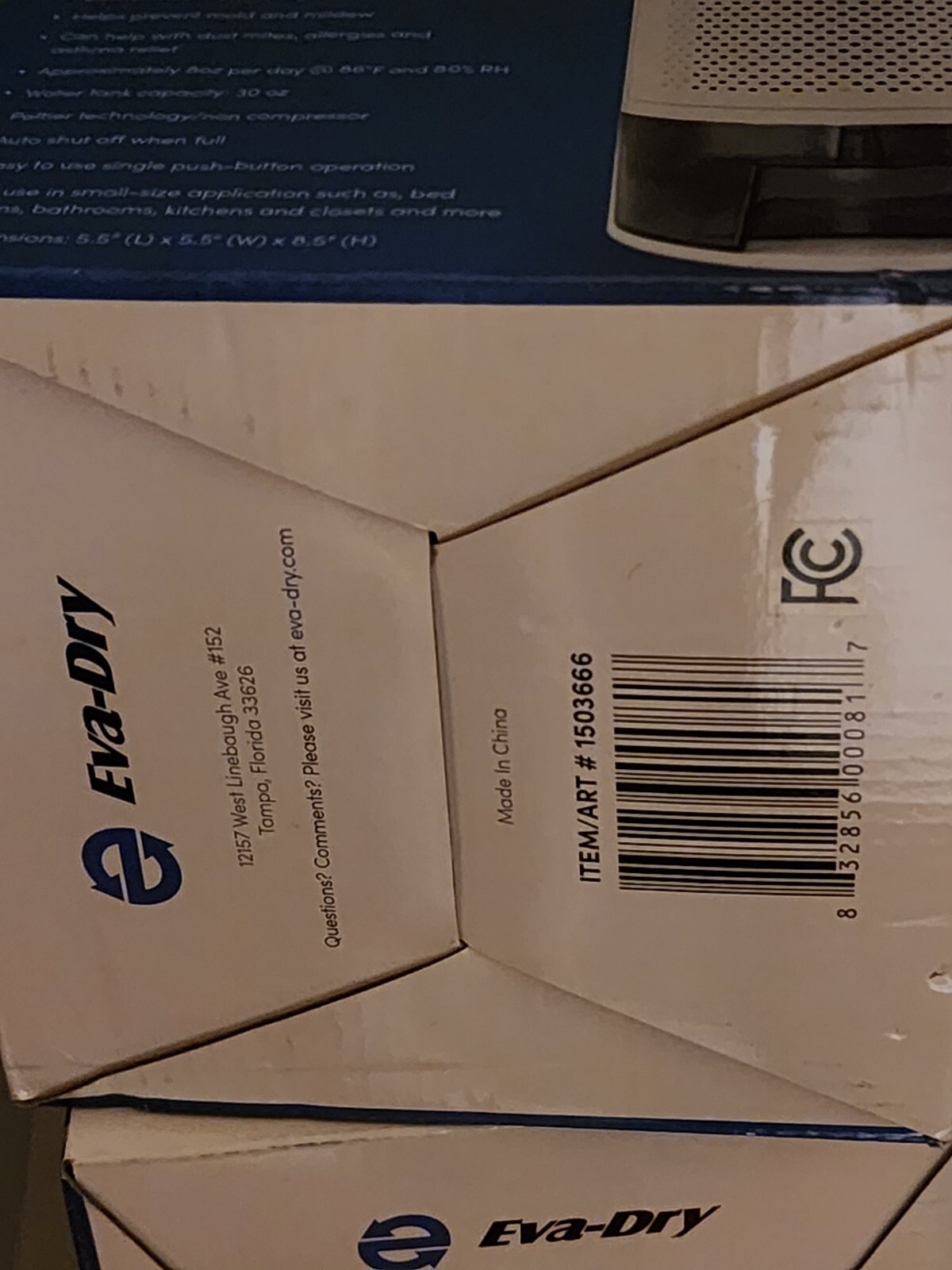 EvaDry EDV1200 Powerful Ergonomic Mini Dehumidifier 832856000817 eBay