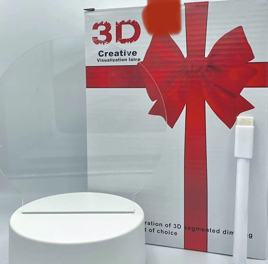 New 3D Creative Visualization Lamp Colour Changing Touch Feature