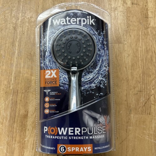 Waterpik PowerPulse 6Spray Shower head XAU643E Therapeutic Strength Massage eBay