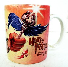 VINTAGE 2000 HARRY POTTER MUG CUP 1Ooz SORCERER'S STONE WIZARD WARNER BROS