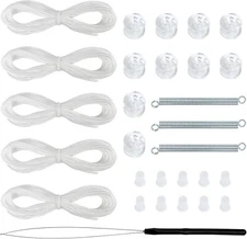 RV Pleated Shade Repair Kit with Wire Restring Tool Camper Window Shades Blinds