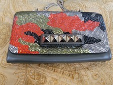 Valentino Garavani Va Va Voom Crystal Camouflage  Rockstud Bag