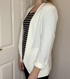 hm white blazer
