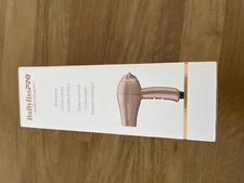 BaByliss PRO Nano Titanium Folding Travel Hair Dryer in ROSE GOLD -NEW IN BOX