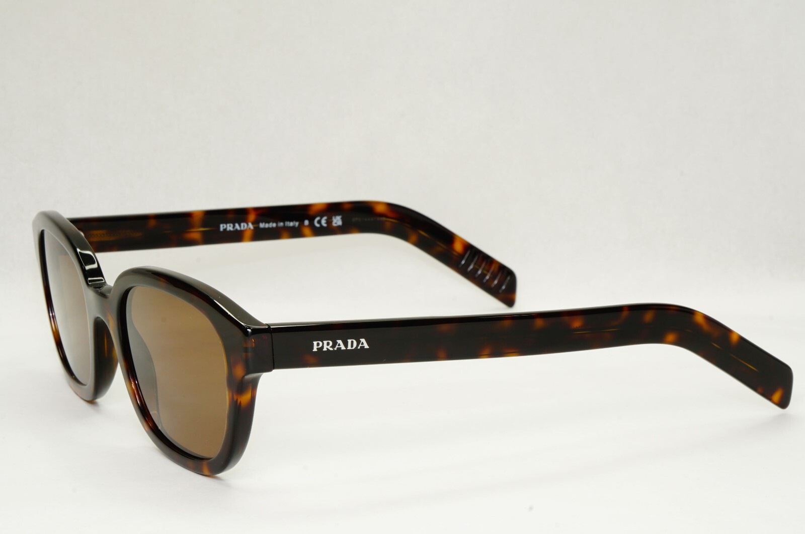 Prada Sunglasses Brown Tortoiseshell Thick Rims P… - image 7