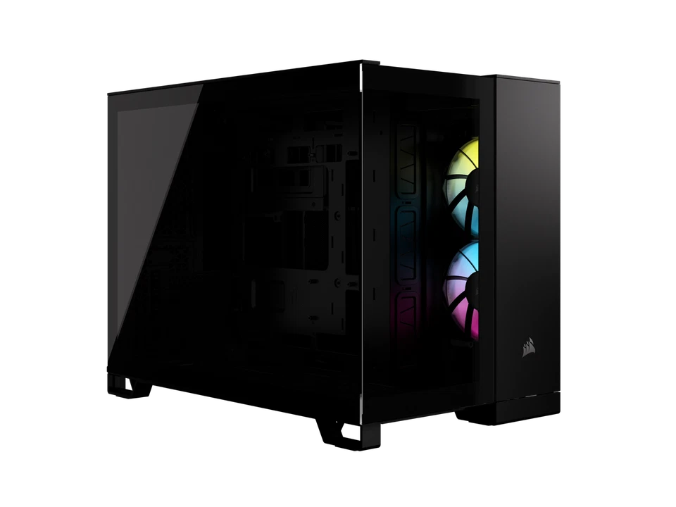 CORSAIR iCUE LINK 2500X RGB Micro ATX Dual Chamber PC Case – Two Tempered Glass - Image 2 of 4