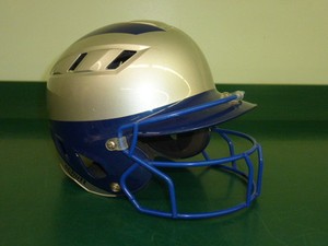 Download SCHUTT YOUTH 3106 HIGH GLOSS BATTING HELMET, BLUE / SILVER ...