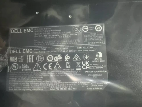 New Dell N3224T-ON 24-port 1G, 4-port 10G, 2-port 100G Layer 3 switch 74C4V - Picture 6 of 7