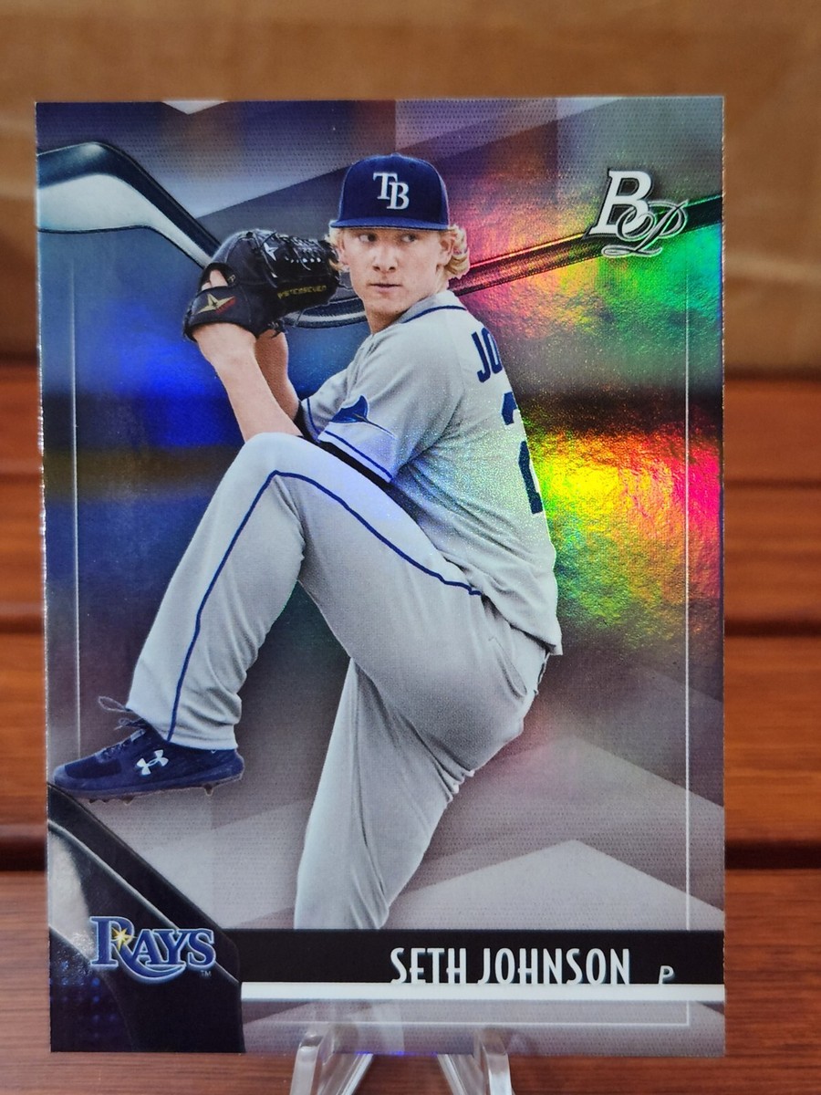 2021 Topps Bowman Platinum Baseball Seth Johnson - Top Prospect