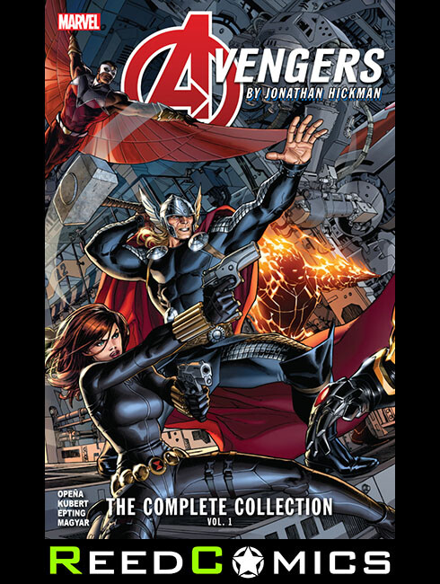 AVENGERS BY JONATHAN HICKMAN COMPLETE COLLECTION VOLUME 1 GRAPHIC NOVEL 336 Pgs.