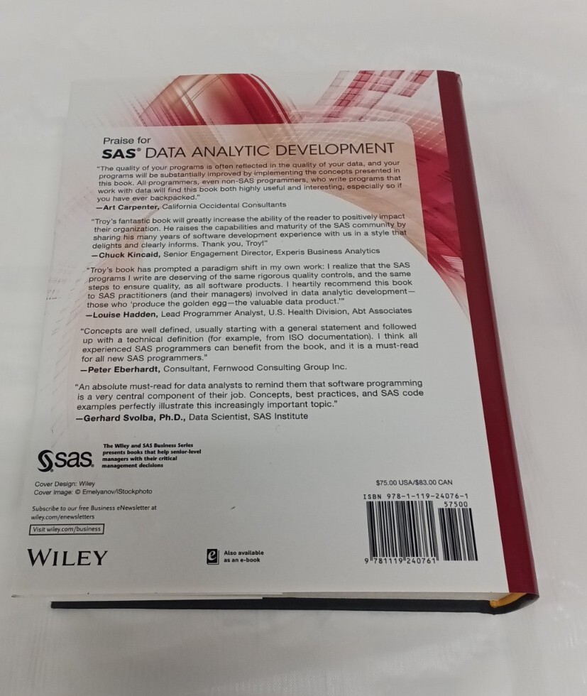 SAS Data Analytic Development: Dimensions Of Software Quality SAS Data Analytic Development: Dimensions Of Software Quality