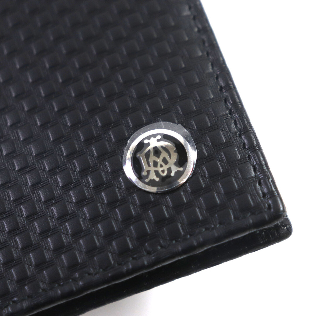 Dunhill L2G332A Micro D-Eight Bi-Fold Leather Wallet Black New | eBay 