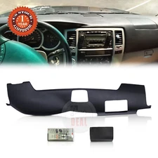 For 2003-2009 Toyota 4Runner Dashboard w/Speaker Holes Black Dash Cover Overlay