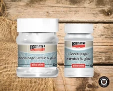 Silky Shine | Decoupage Varnish & Glue | Pentart | Decoupage Medium