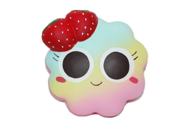 squishy strawberry cake