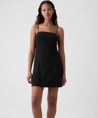 Gap Black Spaghetti Strap Dress | eBay