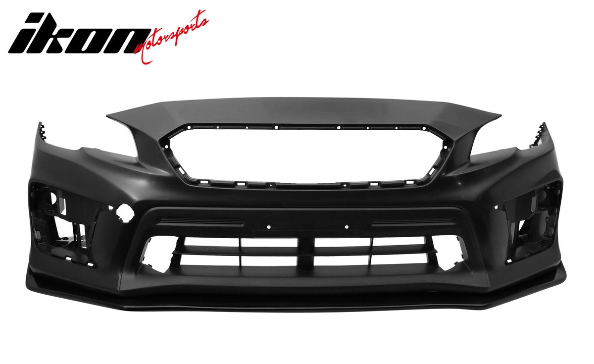 Fits 15-21 Subaru WRX STI S207 Style PU Front Bumper Lip Chin
