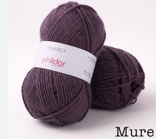 2 pelotes de laine CHARLY MURE Neuves