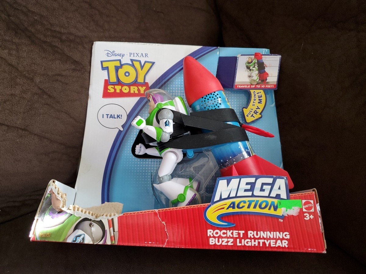 Disney Pixar Toy Story Mega Action Rocket Running Buzz Lightyear