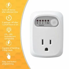 Simple Touch Auto Shut-Off Safety Outlet Multi Times Electrical Countdown Timer