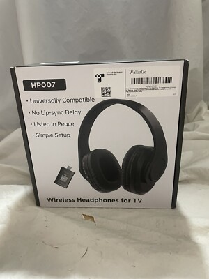 WallarGe Wireless Headphones for TV Watching, TV Headphones Wireless for Seni J3