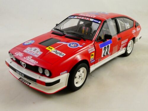 Solido Alfa Romeo Alfetta GTV6 #23 Loubet Rally Tour de Corse 1985 1/18 S1802306 - Foto 2 di 3