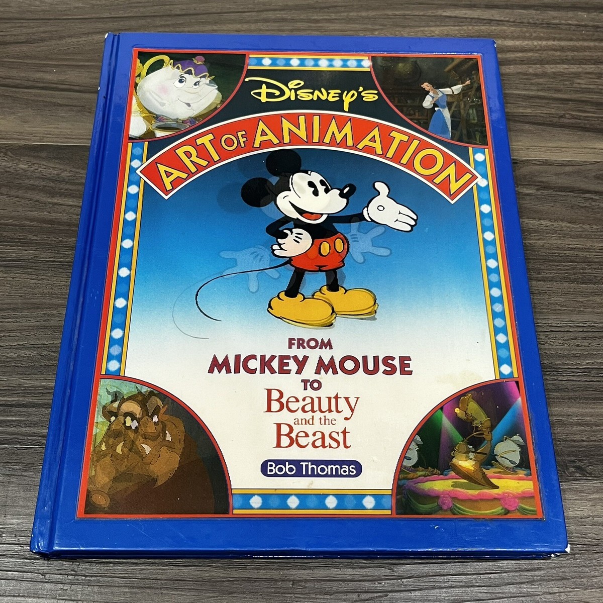 Vintage 1991 Hardcover Book Disney's Art Of Animation By Bob Vintage 1991 Hardcover Book Disney's Art Of Animation By Bob