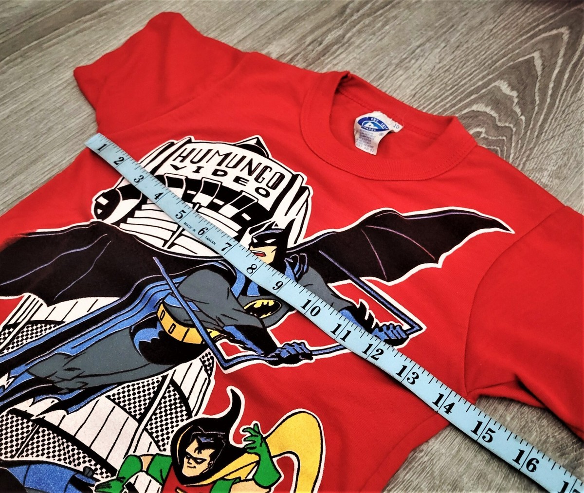 Vintage 90s Batman The Animated Series T Shirt Vtg 1993 DC Comics
