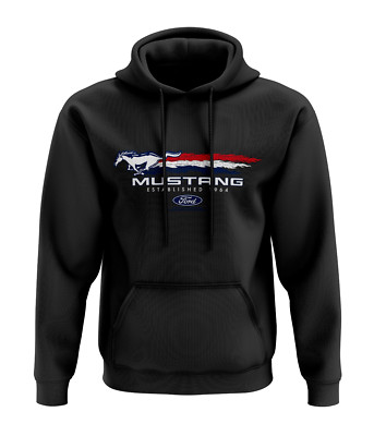 Ford Mustang Kapuzenpullover  2024 - 60 Jahre Jubiläum Herren Hoodie