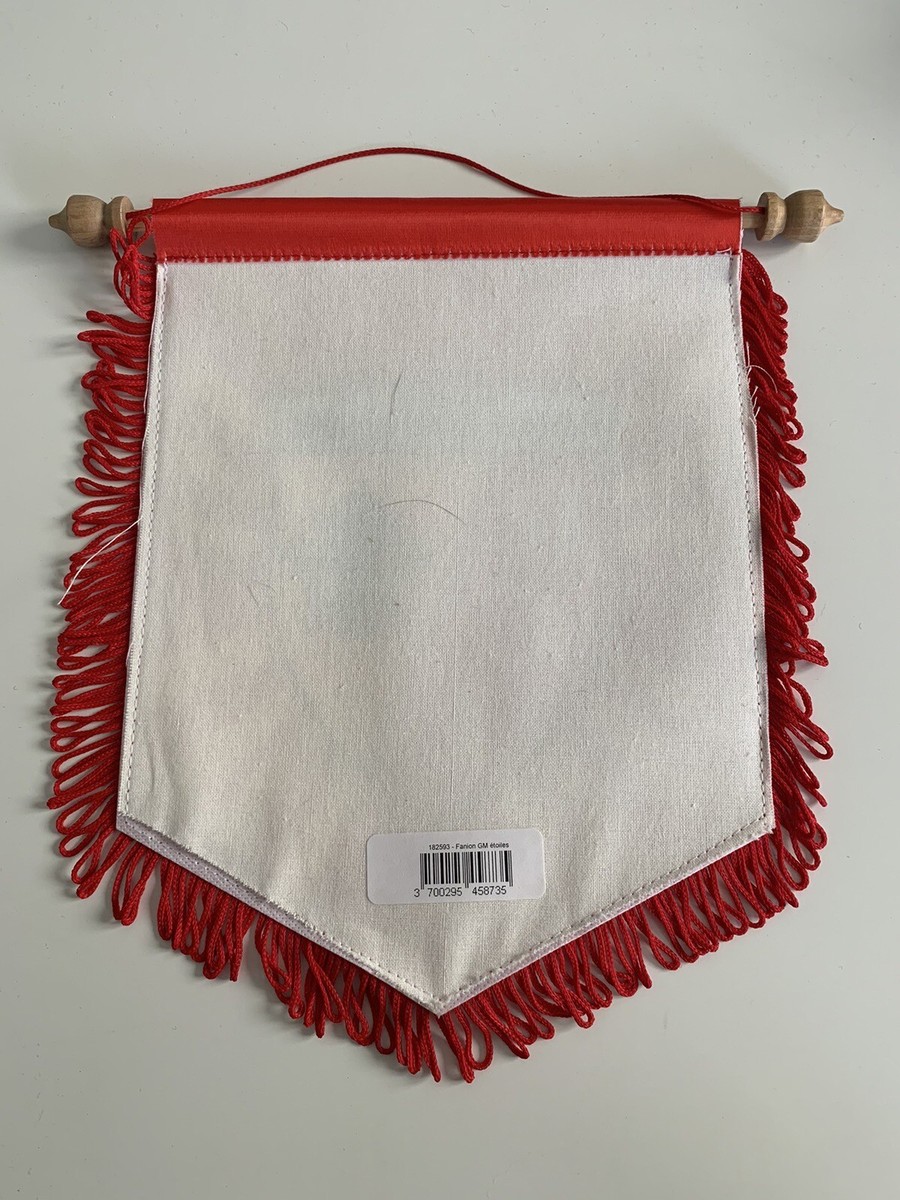 Grand Fanion Vintage RC Lens – Football, Pennant, Club Français D'Avant 2000