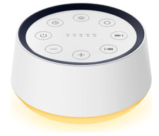 Brown Noise Sound Machine with 30 Soothing Sounds 12 Colors Night Light White No